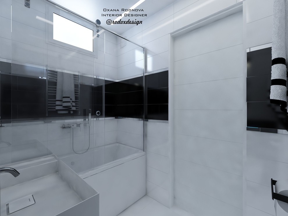 Монохромная ванная