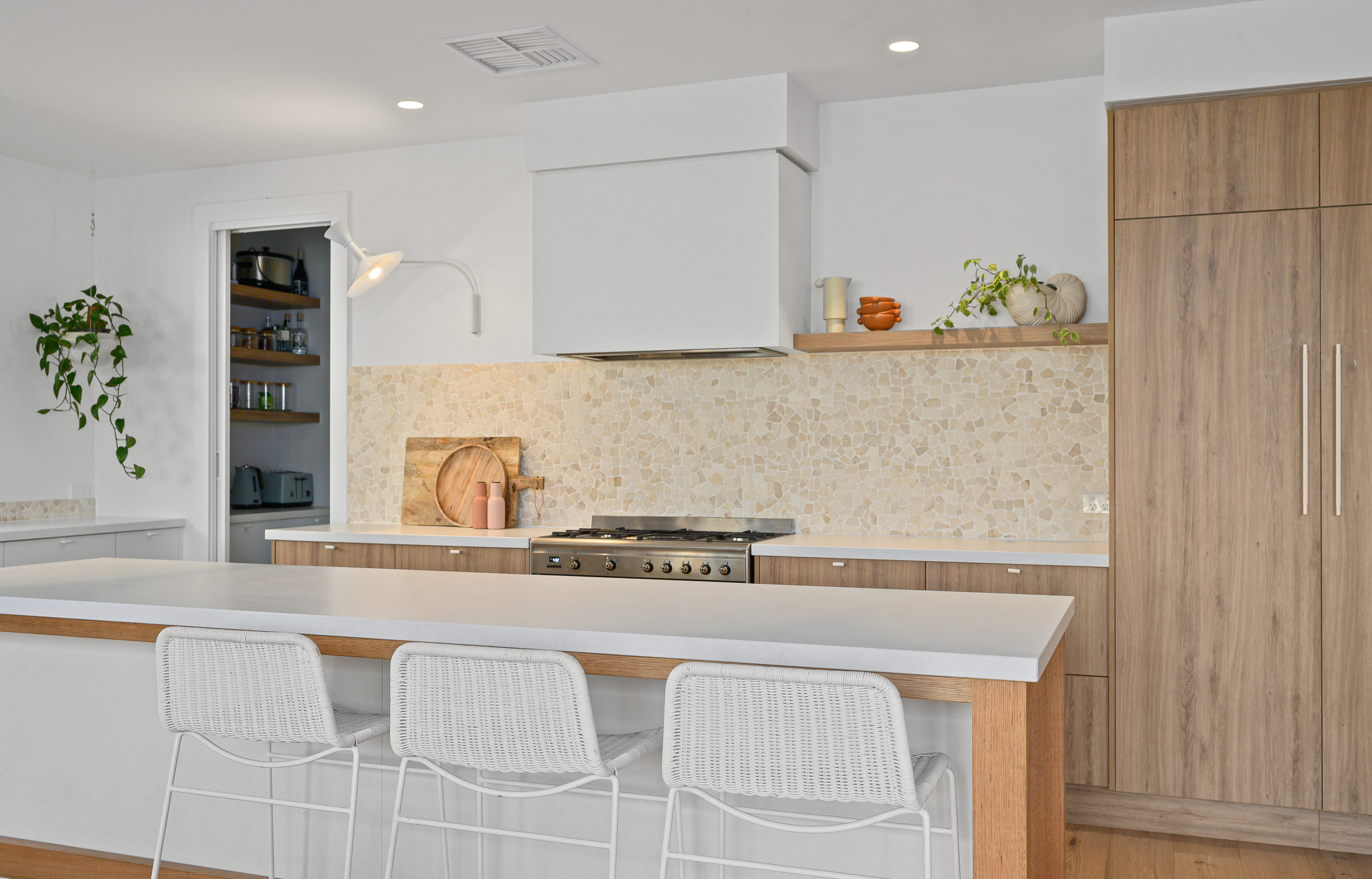 Organic Modern Coastal Kitchen