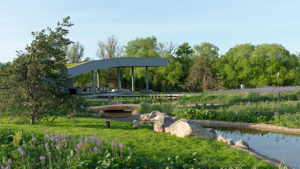 Природный сад. Жуковка XXI век. 2017-2018 гг.ручей