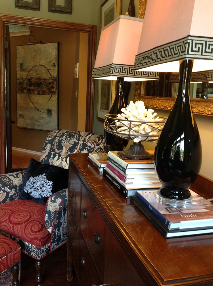 Living room - eclectic living room idea in Dallas