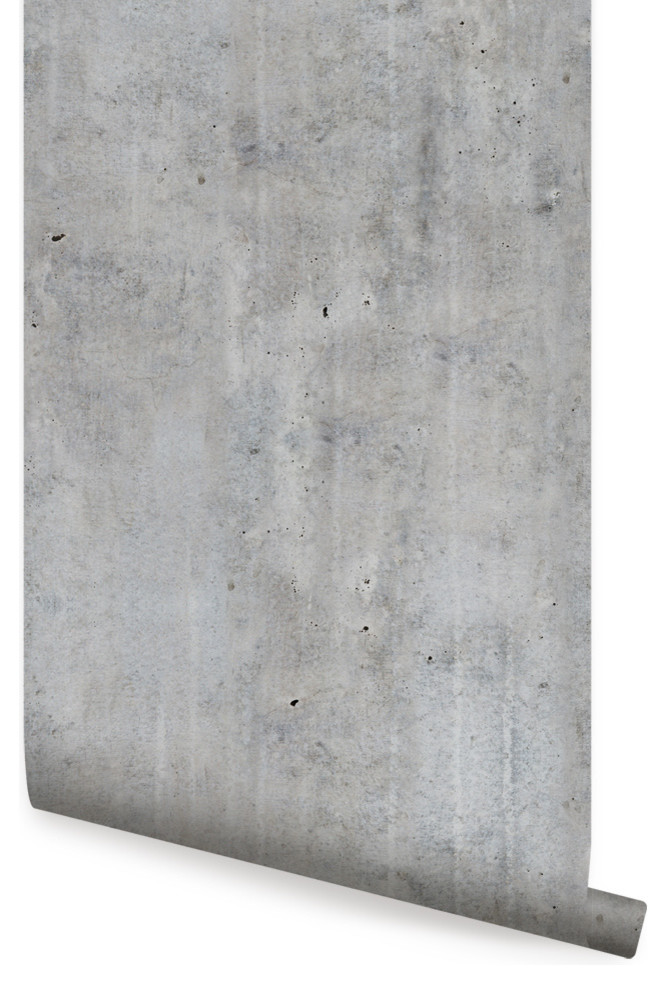 Cement Concrete Wallpaper, Peel and Stick Contemporary Wallpaper