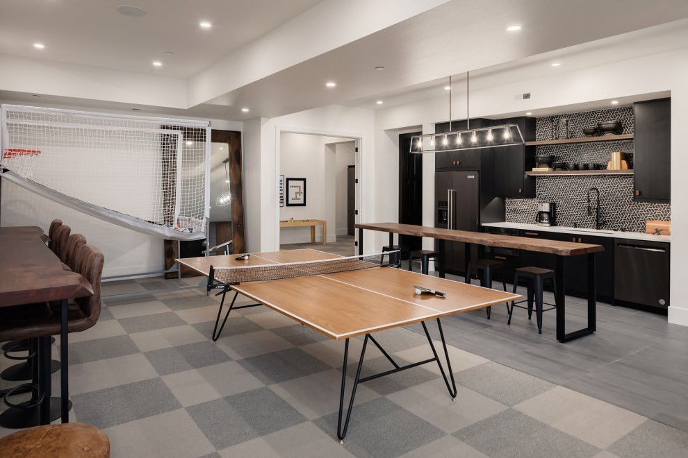 Silver Spurs - Transitional - Basement - Seattle - by Enfort Homes | Houzz
