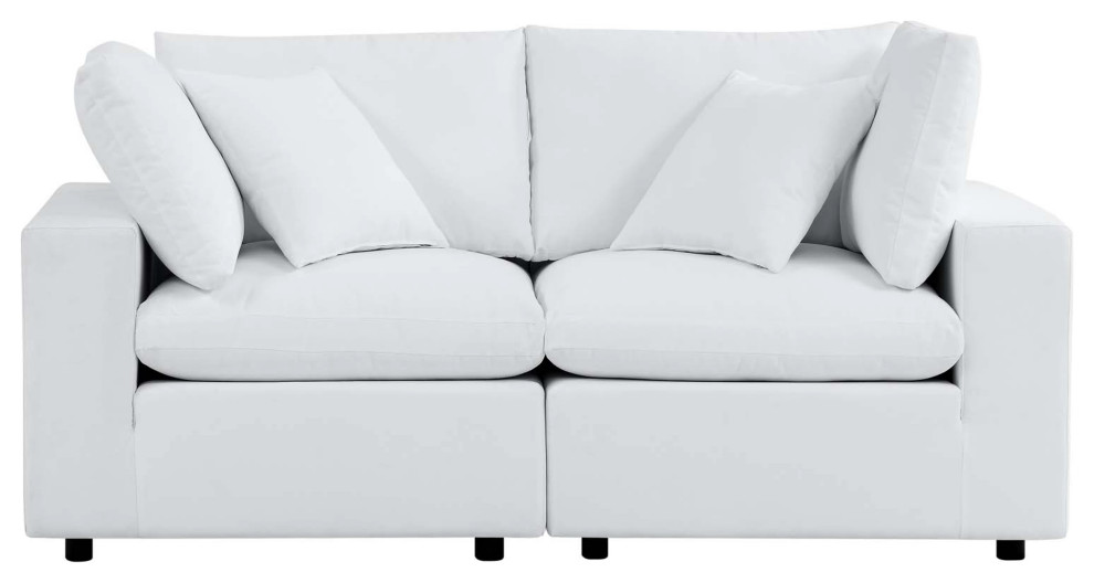 Wheatland Sunbrella Loveseat Traditional Outdoor Loveseats by