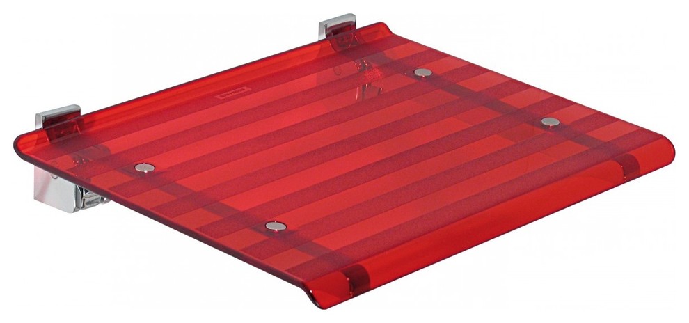 Leo 5368R Shower Seat in Red