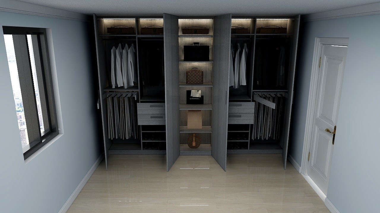 Custom made closet by Hoboken Closet
