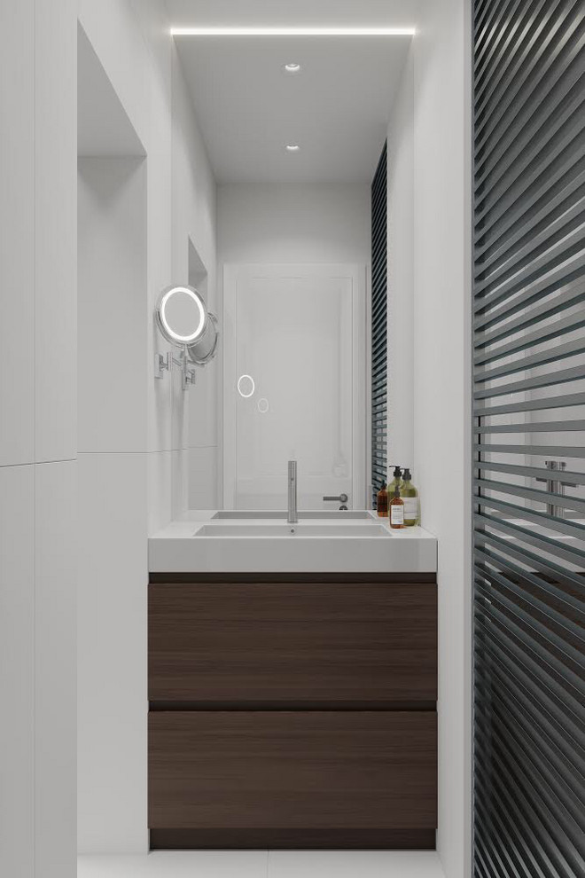 Дизайн-проект квартиры в стиле минимализм (Дыбенко)