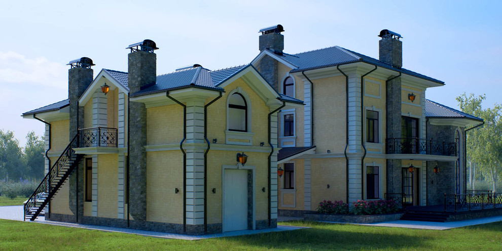 Проект дома с гаражом 600 кв.м