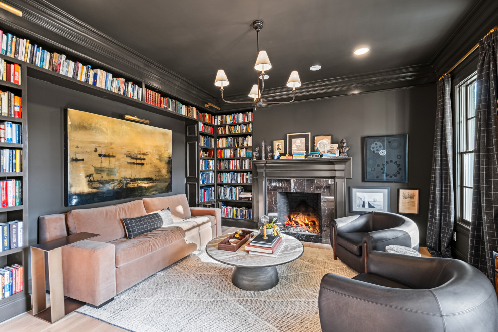 Color Drenched Library