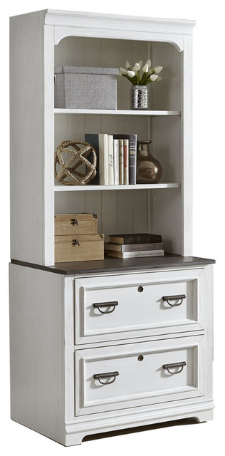 Liberty Allyson Park Bunching Lateral File Cabinet With Hutch