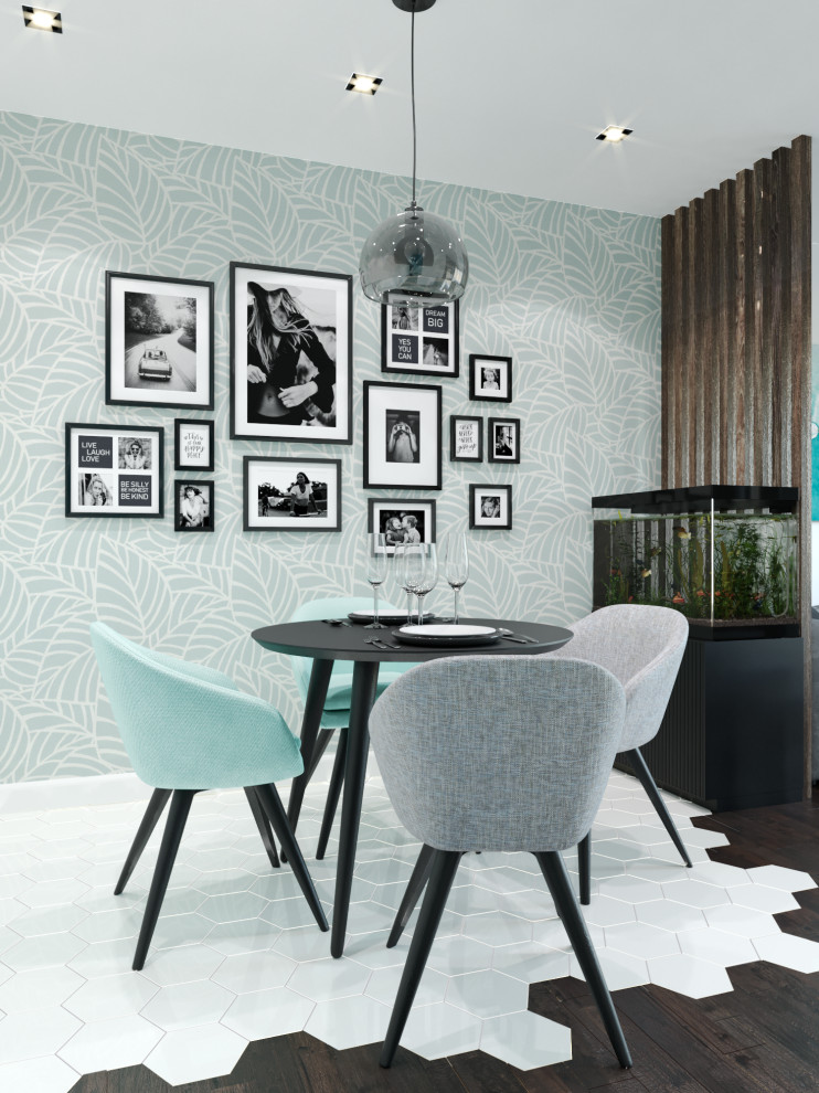 Шоколадный тиффани. Дизайн интерьера квартиры для молодой семьи в г. Энгельс