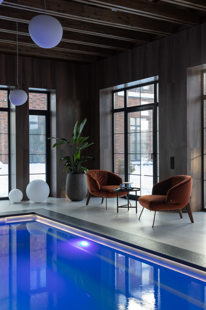 Реализованный проект банного комплекса на территории частного дома