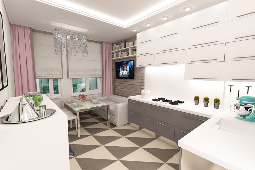 Кухня и холл