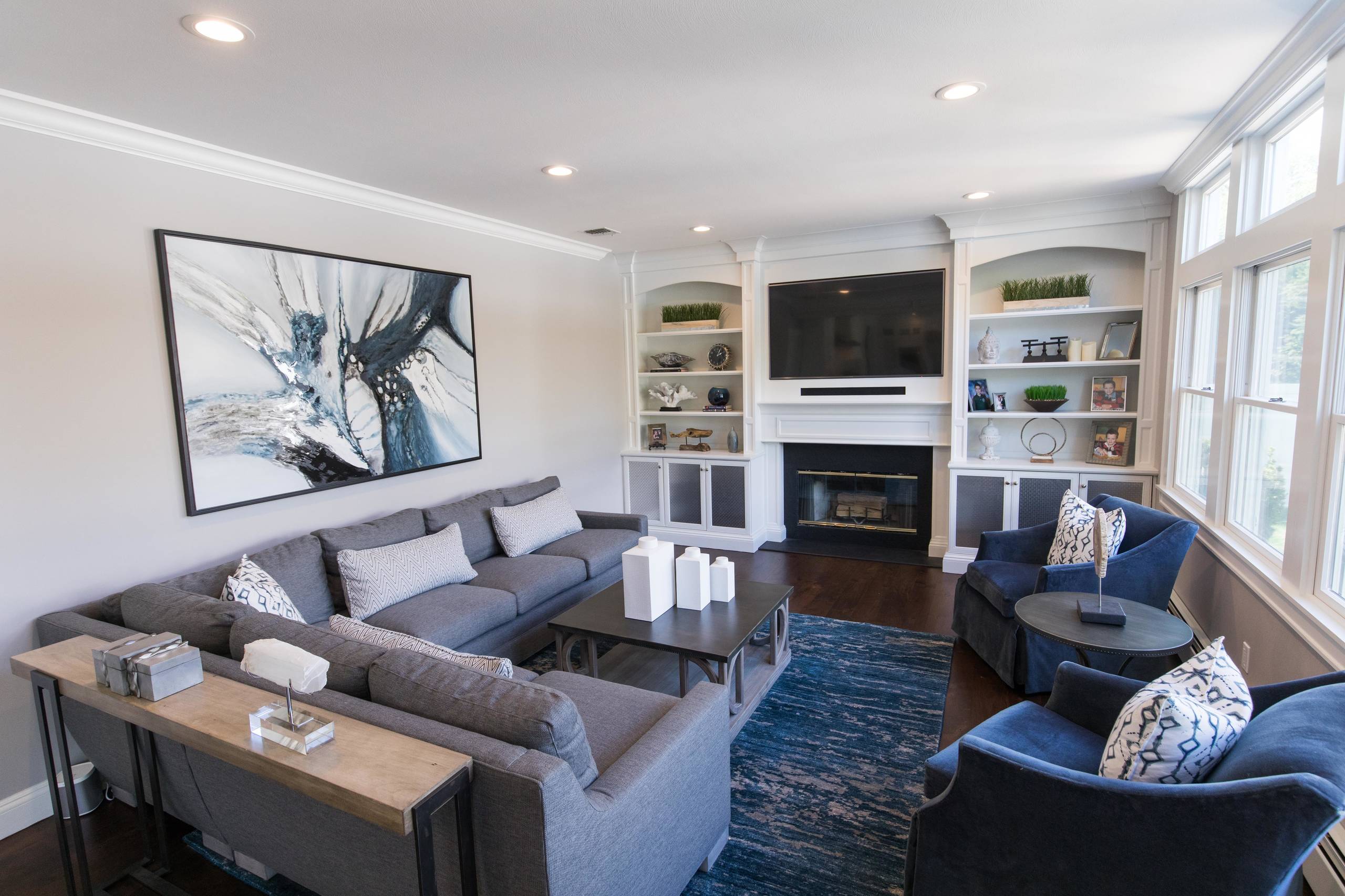 Transitional Kitchen/Great room