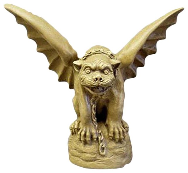 Tuscany Gargoyle 18 H, Gargoyle Statue Traditional Garden Statues