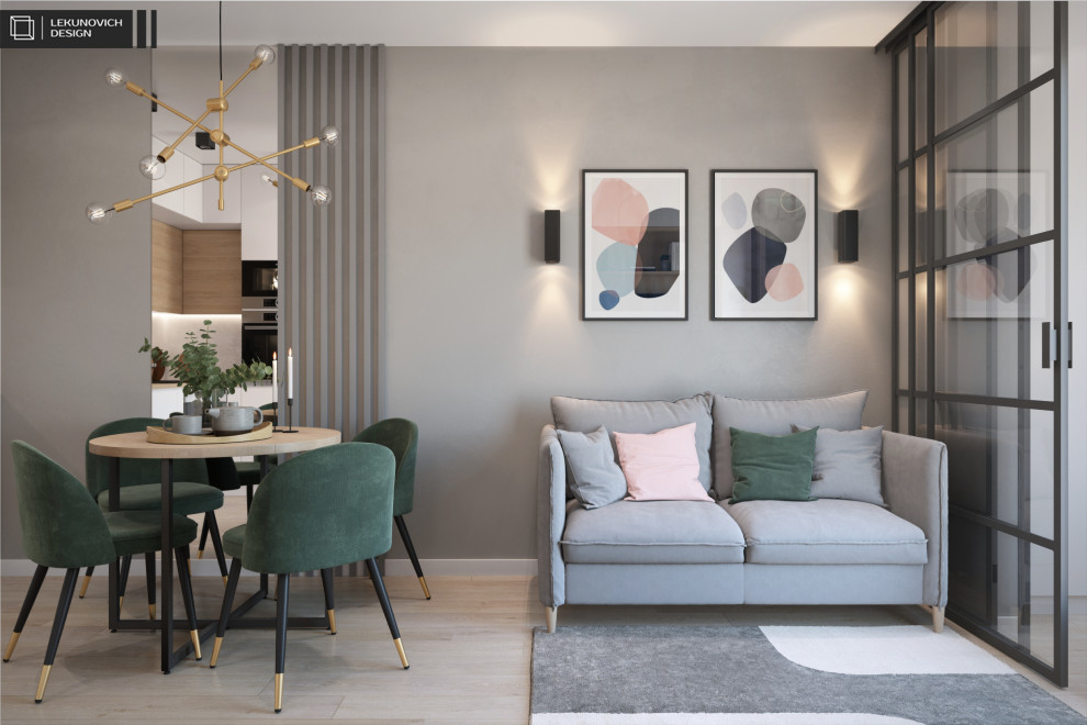 Дизайн проект в ЖК "Минск Мир" г. Минск - 44 м2