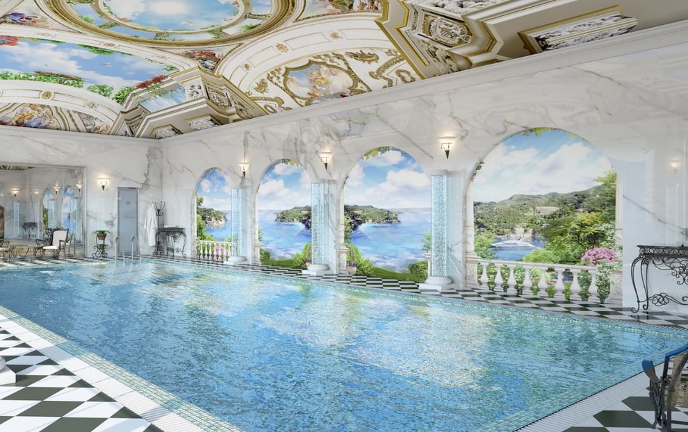 Бассейн загородного дома