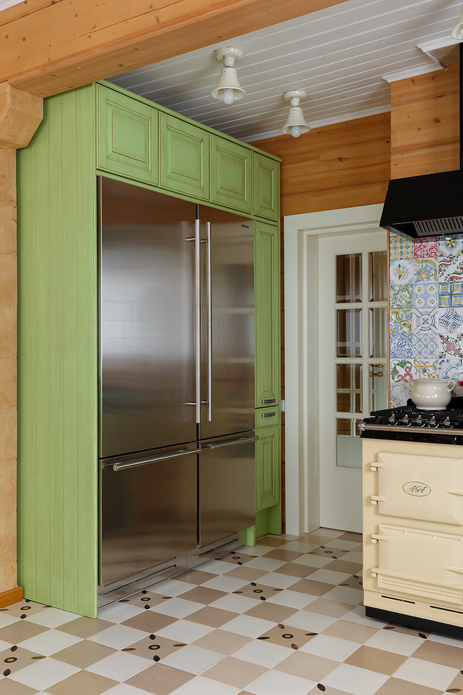 Гармоничный интерьер в традициях русского стиля.