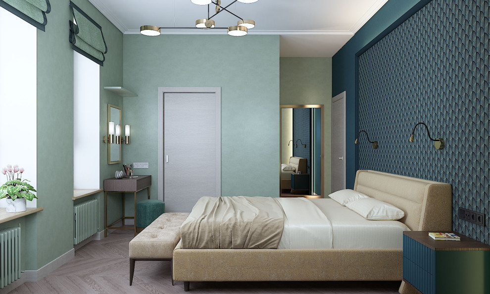 Квартира в пастельных тонах.