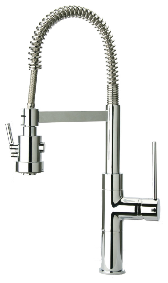 Latoscana Elba 78CR557PHD Pull-Out Spray Kitchen Faucet - Polished Chrome