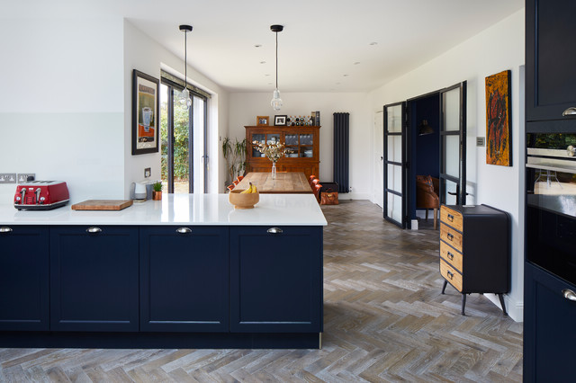 Kitchen Tour A Cedar Clad Extension With An Unusual Layout Houzz Uk