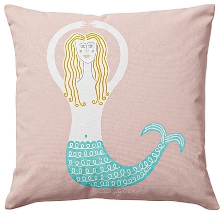 Wayne Pate Mermaid Pillow Cover