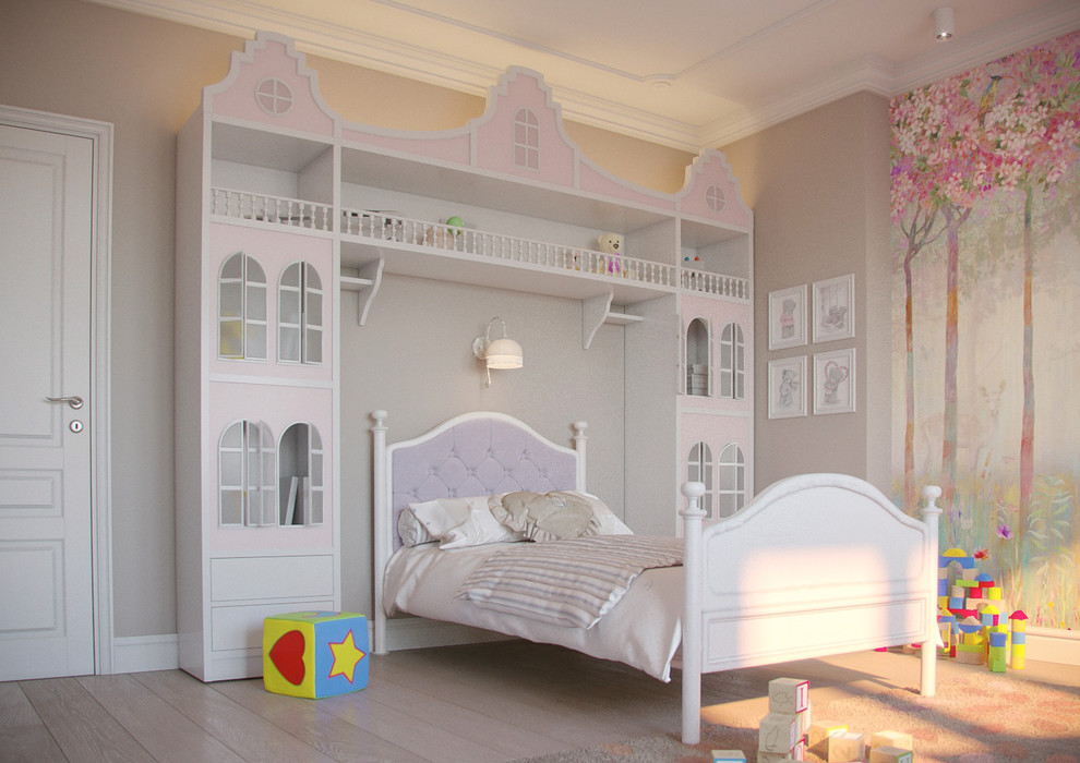 3х уровневая квартира в стиле современная классика