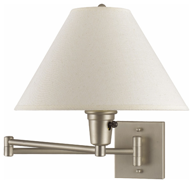 Cal Lighting BO-635-BS 60 W Wall Swing Arm (2 Swings) Lamp