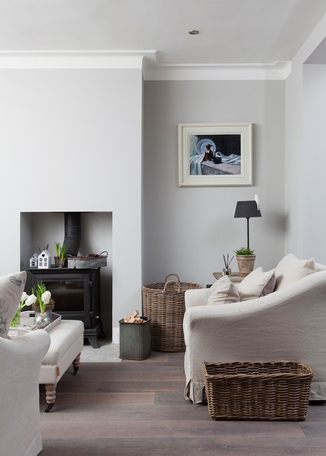 Solid Oak Kitchen Dublin scandinavian-living-room