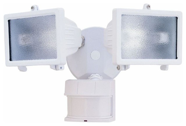 Heath Zenith Flood Lights 240-Degree Outdoor Motion-Sensing Security Light