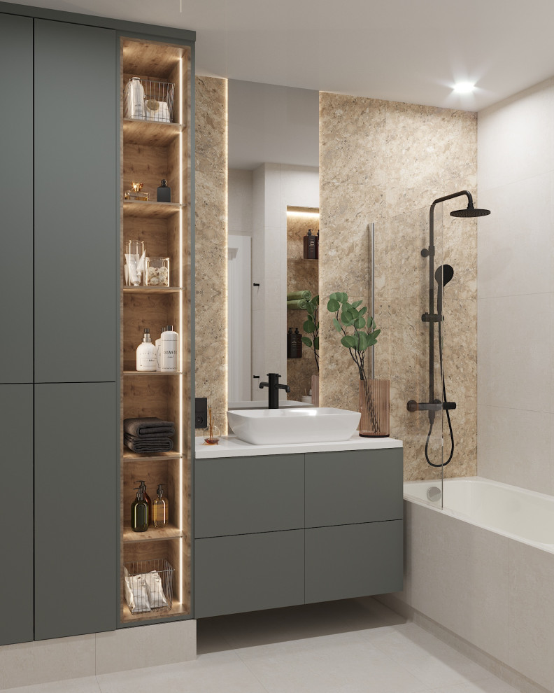 Дизайн-проект квартиры, площадью 99,1 м2 в г. Новосибирск