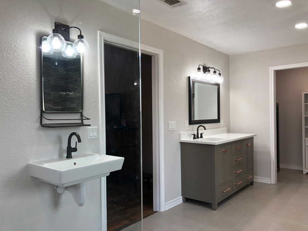 Bathroom - transitional bathroom idea in Austin