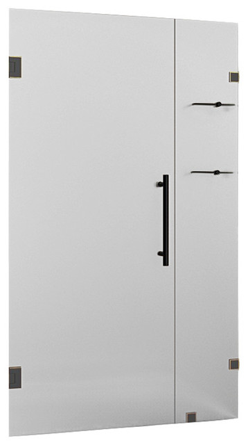 Photo inspiration: Nautis Gs Frameless Frosted Hinge Shower Door 39 X72 Photo Inspiration