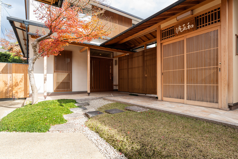 京都にあるアジアンスタイルのおしゃれな住まいの写真