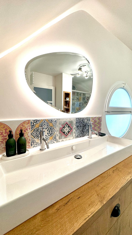 Rénovation complète d'un étage à HILLION :  buanderie , salle de bain, dressing
