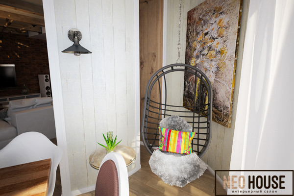 Лофт с дерзкой брутальностью