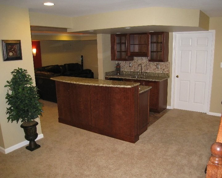 Basement Entertaining