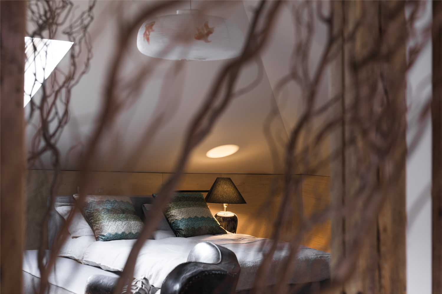 Мансарда с элементами стиля бохо-шик