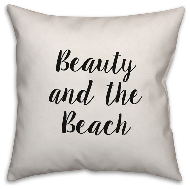 Beauty And The Beach Contemporary Decorative Pillows By