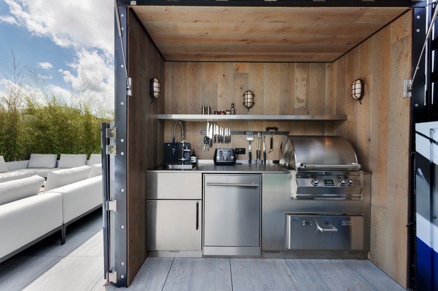 Marylebone Penthouse contemporary-deck
