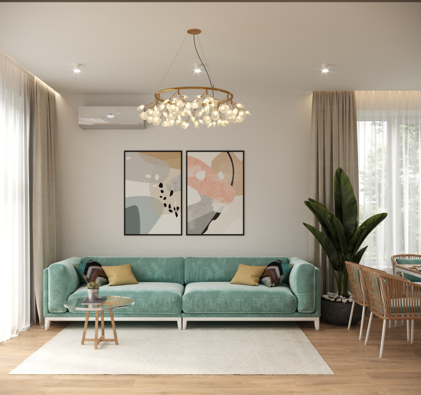 Дизайн интерьера дома в КП Легенда