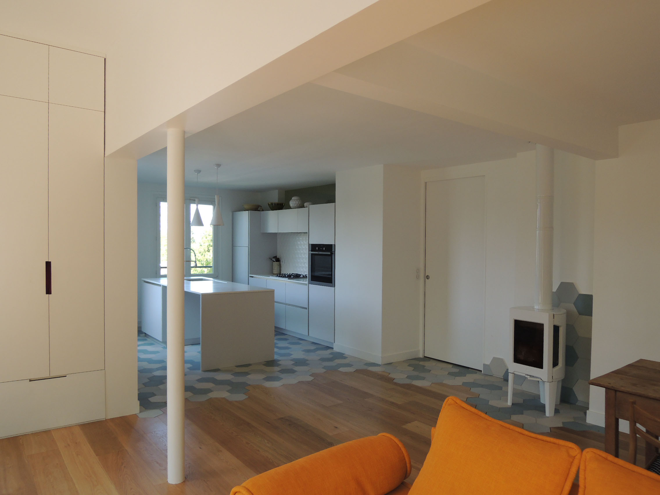 Réhabilitation et surélévation d'une maison