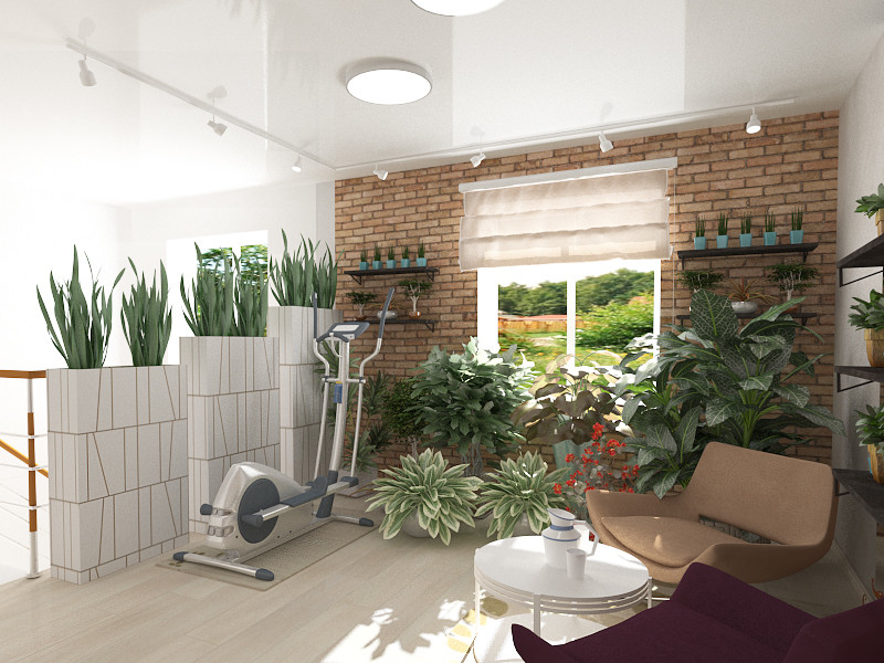 Дизайн-проект интерьера зимнего сада