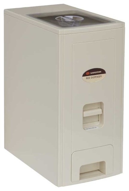 Rice Dispenser, 26Lbs Capacity - Contemporary - Dry Food Dispensers ...