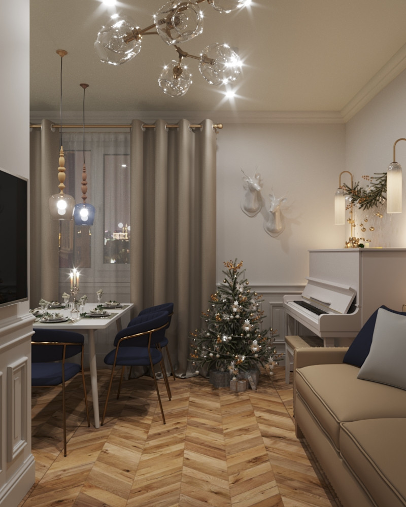 Кухня - гостиная 18 кв.м.