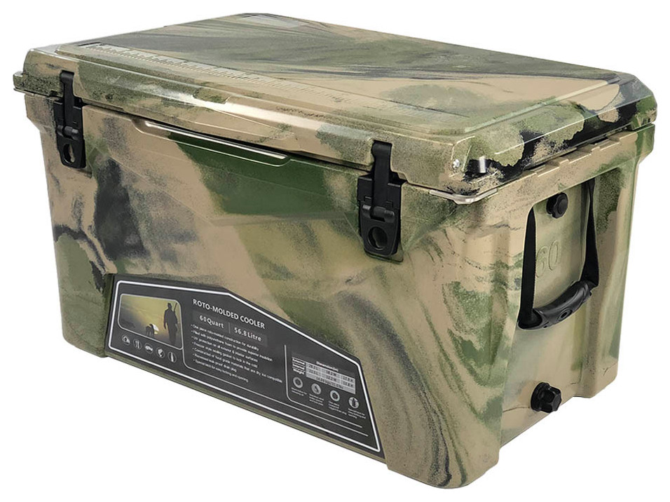Rotomolded 60 Quart High Performance Cooler, Camouflage