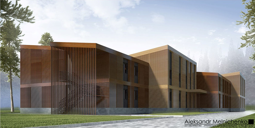 ДОМ ДЛЯ ПРОЖИВАНИЯ ПРИХОЖАН НА ТЕРРИТОРИИ КОМПЛЕКСА ЗДАНИЙ СИНАГОГИ "ЖУКОВКА"