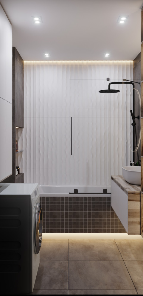 Стильное пространство для холостяка и его любимца