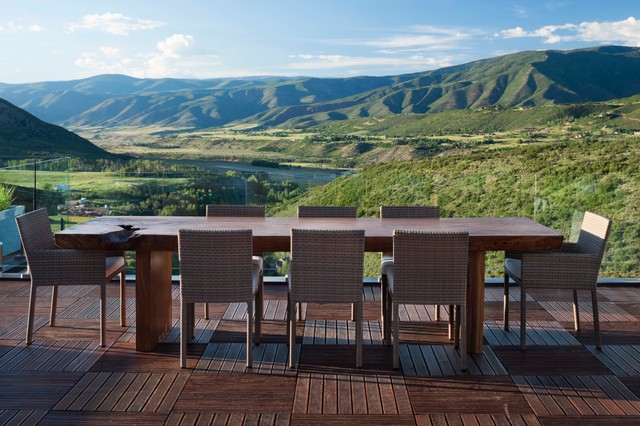 Buttermilk modern-terrasse