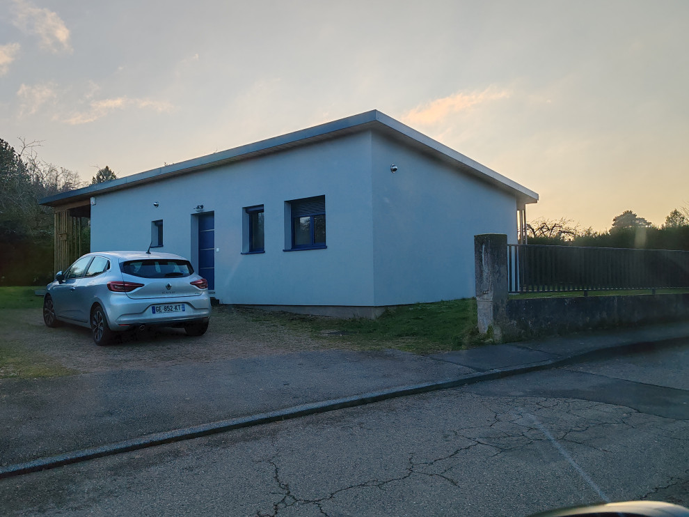 Construction de maison style moderne