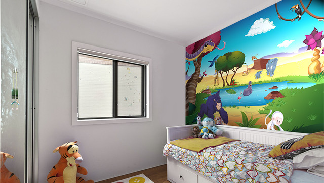 Decoration Murale Pour La Chambre De 2 Enfants Theme Jungle Classique Chambre D Enfant Paris Par User Houzz